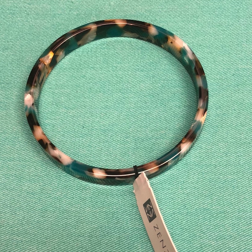 Zenzii multi colored bangle bracelet.